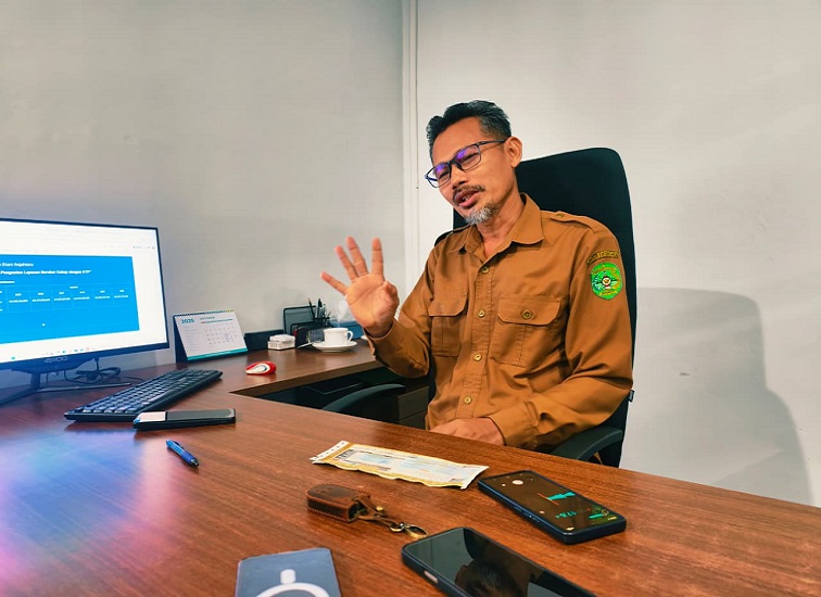 Plt. Kepala Dinas Kesehatan Kukar Kusnandar.(Andri wahyudi/kutairaya)